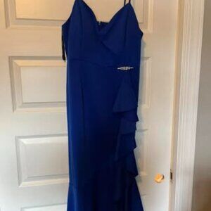 Royal blue formal dress